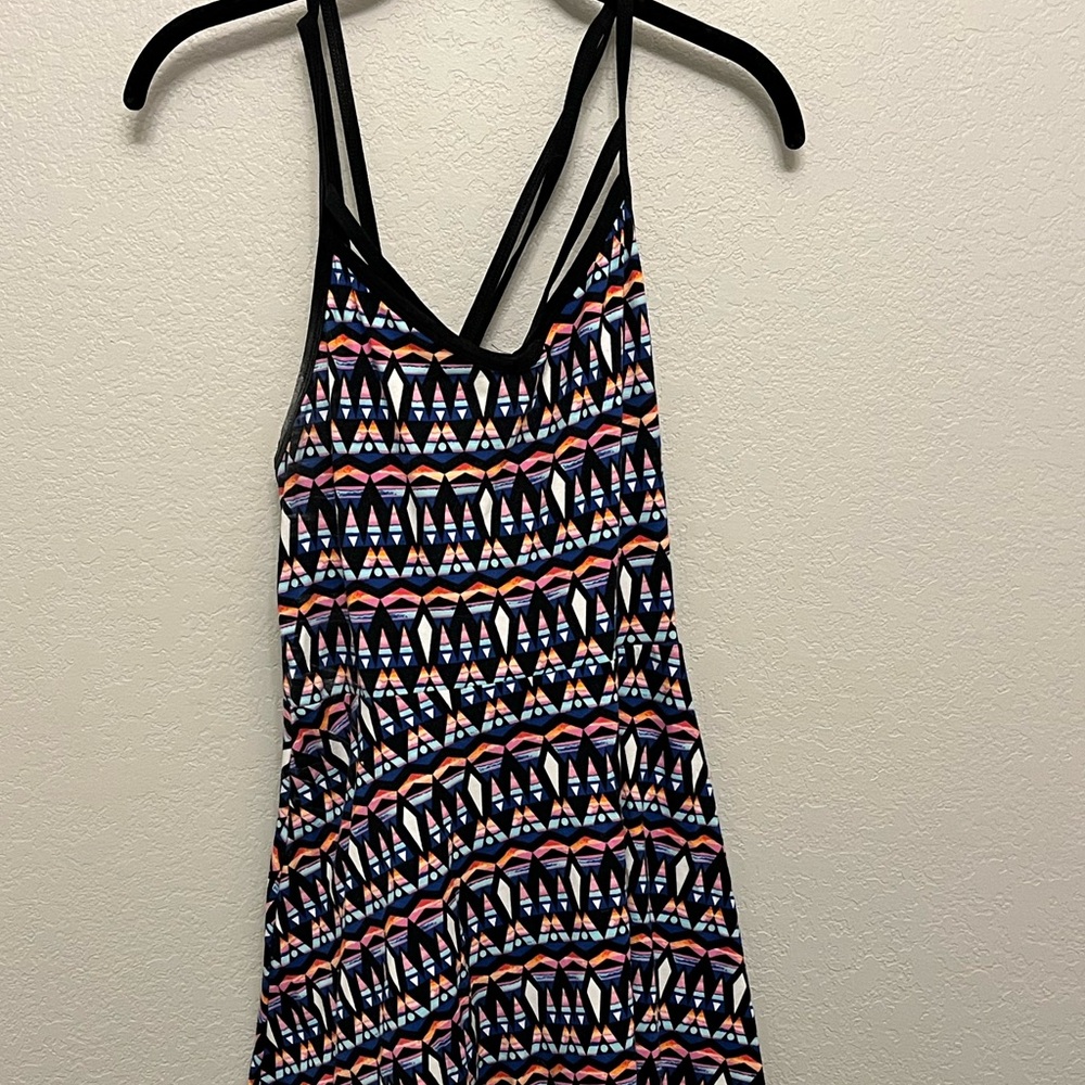 VS Pink multicolor skater dress in large